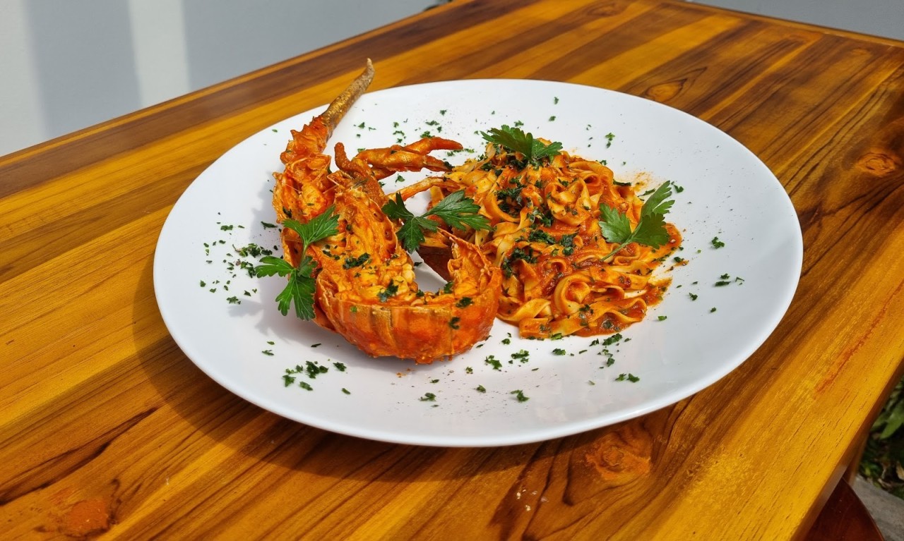 Fresh homemade pasta at Tanda Pizza