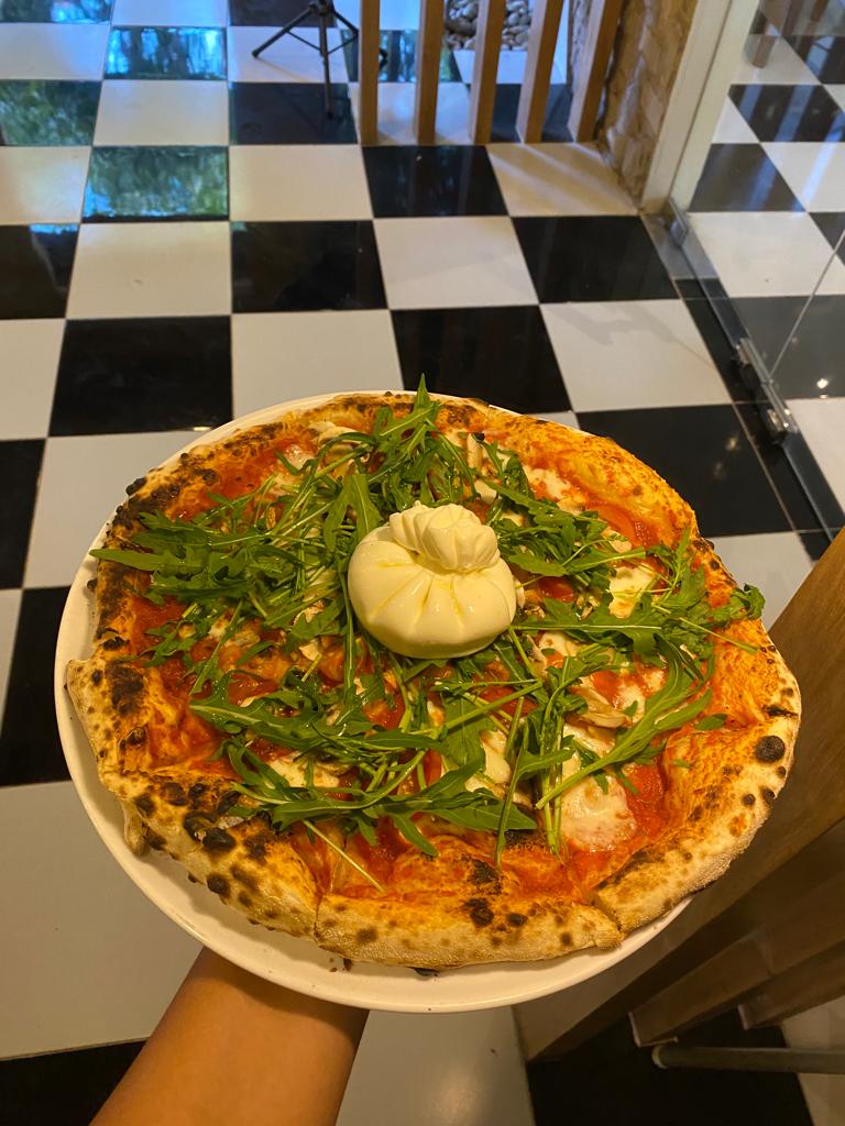 Tanda Pizza Restaurant - Authentic Italian dining in Lovina, Bali with rice paddy views